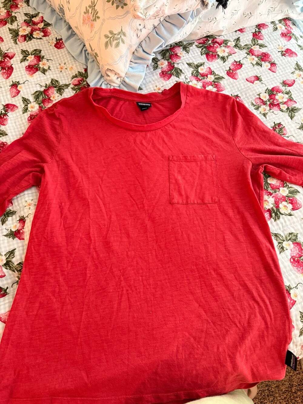 Patagonia Women's 3/4 Sleeve Cotton Pocket T-Shirt
